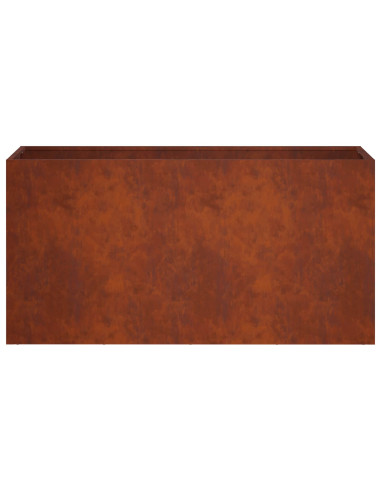 Vaso da giardino Ruggine 100 x 30 x 50 cm Acciaio Corten