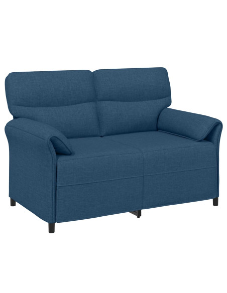 Set di divani 2 pz Blu Tessuto