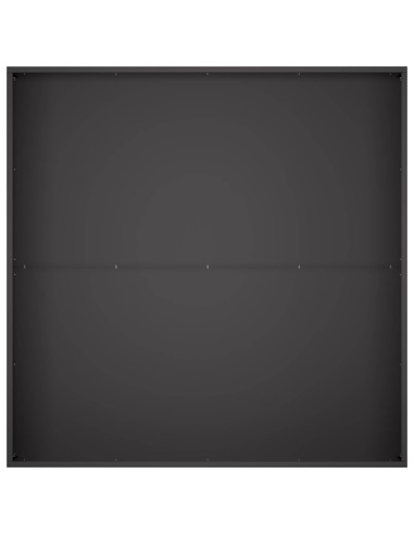 Vaso da giardino Nero 100 x 100 x 30 cm