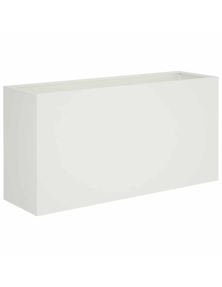 Vaso da giardino Bianco 100 x 30 x 50 cm