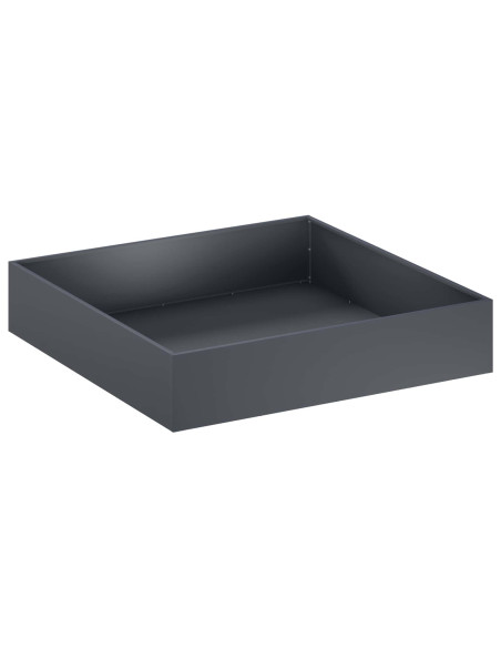 Vaso da giardino Antracite 100 x 100 x 20 cm