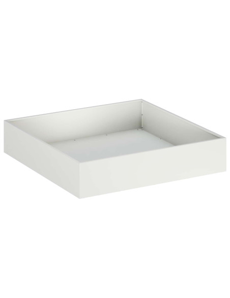 Vaso da giardino 2 pz Bianco 100 x 100 x 20 cm