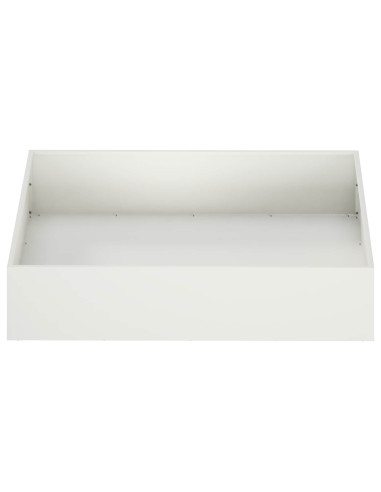 Vaso da giardino 2 pz Bianco 100 x 100 x 20 cm
