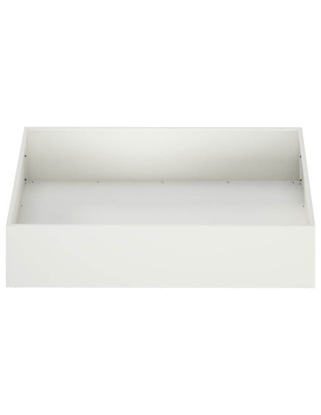 Vaso da giardino 2 pz Bianco 100 x 100 x 20 cm