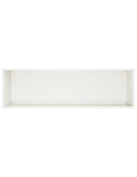 Vaso da giardino 2 pz Bianco 100 x 30 x 40 cm