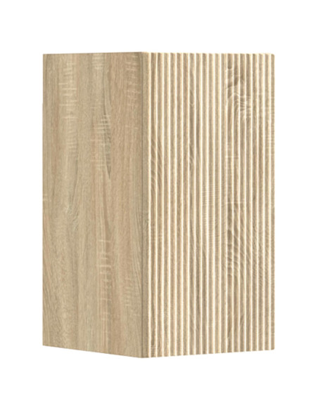 Set di mobili per il bagno 3 pz Rovere Sonoma