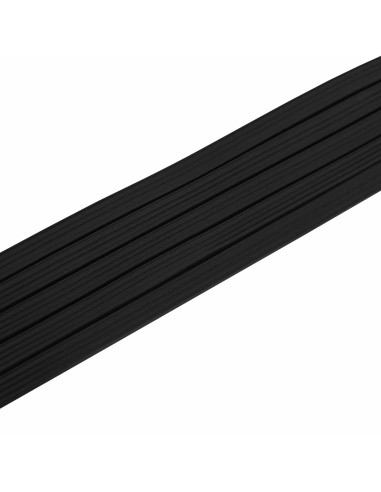 Nastro adesivo per finestre Nero 8 x 3 mm 12 m Schiuma EPDM