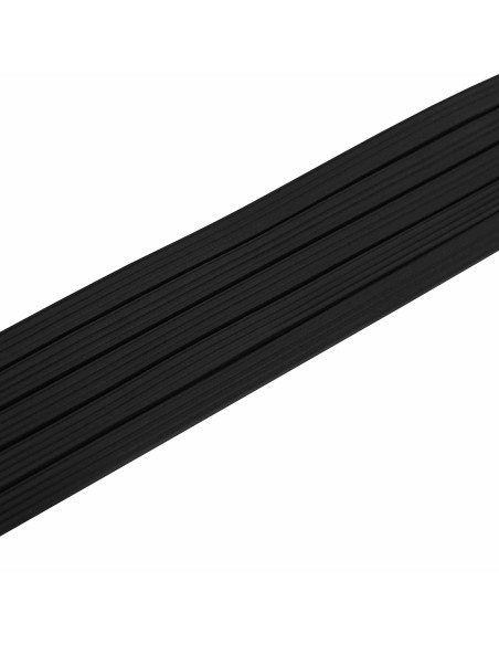 Nastro adesivo per finestre Nero 8 x 3 mm 12 m Schiuma EPDM