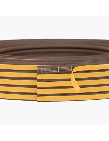 Nastro adesivo per finestre Marrone 10 x 6 mm 25 m Schiuma EPDM