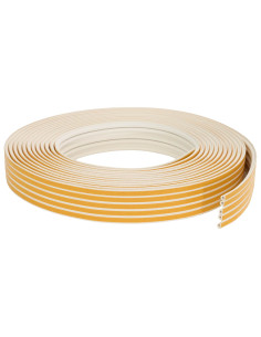 Nastro adesivo per finestre Bianco 9 x 6 mm 50 m Schiuma EPDM 2