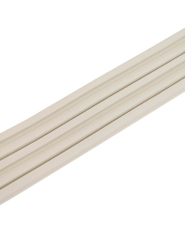 Nastro adesivo per finestre Bianco 9 x 6 mm 50 m Schiuma EPDM