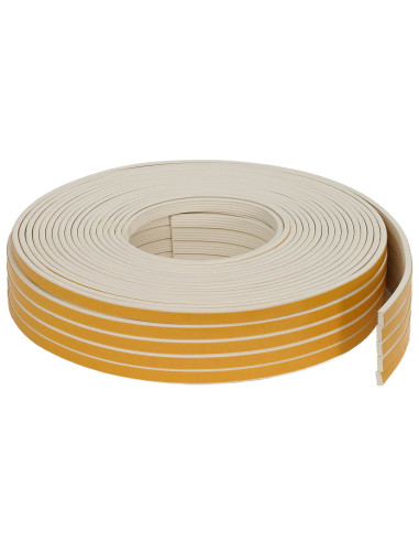 Nastro adesivo per finestre Bianco 10 x 4 mm 100 m Schiuma EPDM
