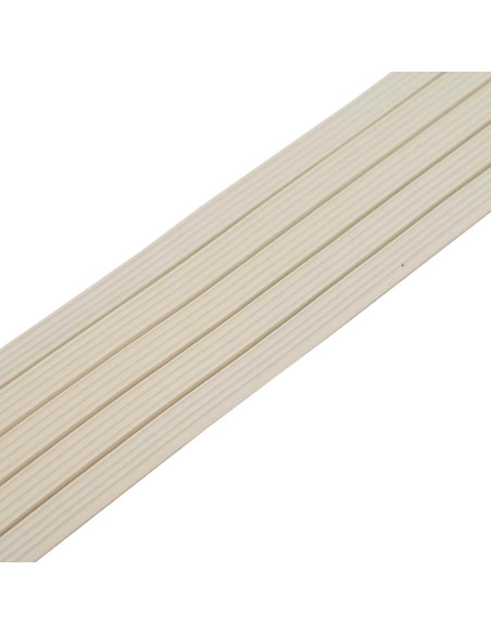 Nastro adesivo per finestre Bianco 10 x 4 mm 100 m Schiuma EPDM