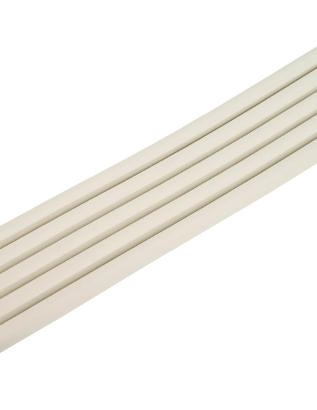 Nastro adesivo per finestre Bianco 9 x 8 mm 12 m Schiuma EPDM
