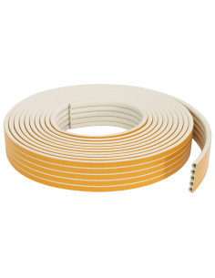 Nastro adesivo per finestre Bianco 9 x 8 mm 100 m Schiuma EPDM 2