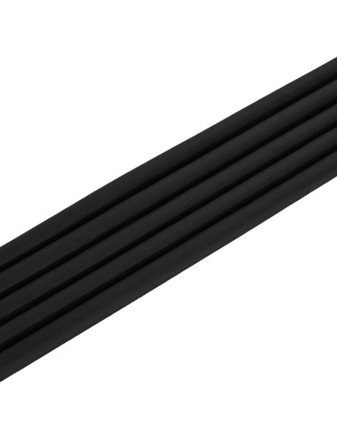Nastro adesivo per finestre Nero 9 x 8 mm 12 m Schiuma EPDM