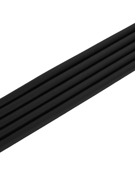 Nastro adesivo per finestre Nero 9 x 8 mm 12 m Schiuma EPDM