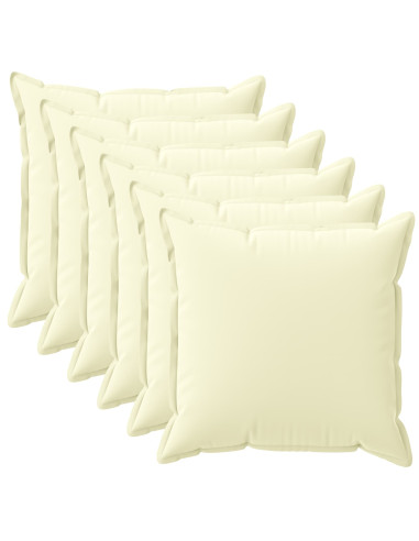 Federa 6 pz HOUTEN Crema 45 x 45 cm Poliestere