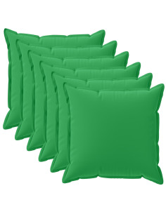 Federa 6 pz HOUTEN Verde 45 x 45 cm Poliestere