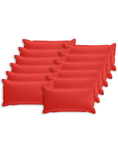 Federa 12 pz HOUTEN Rosso 40 x 80 cm Poliestere