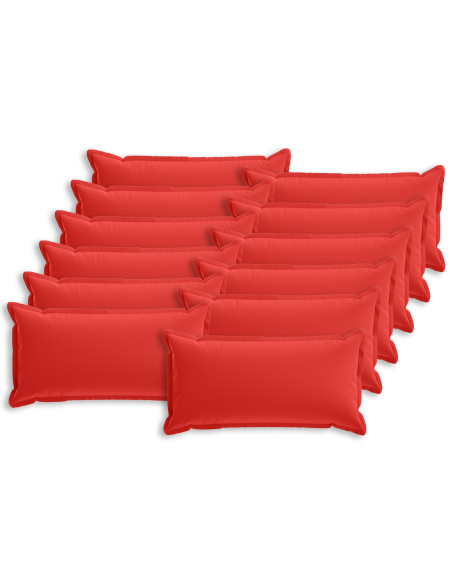 Federa 12 pz HOUTEN Rosso 40 x 80 cm Poliestere