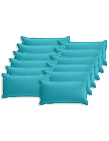 Federa 12 pz HOUTEN Turchese 40 x 80 cm Poliestere