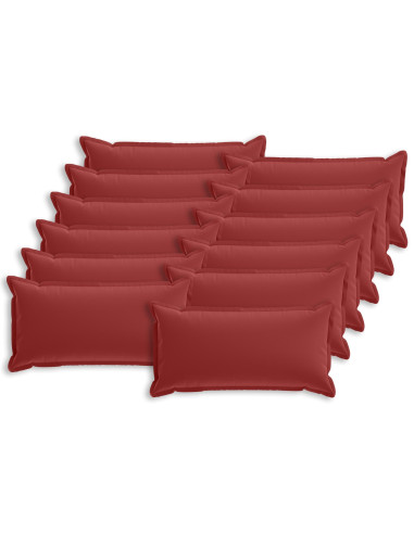 Federa 12 pz HOUTEN Rosso Vino 40 x 80 cm Poliestere