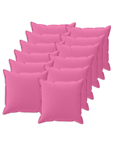 Federa 12 pz HOUTEN Rosa 45 x 45 cm Poliestere