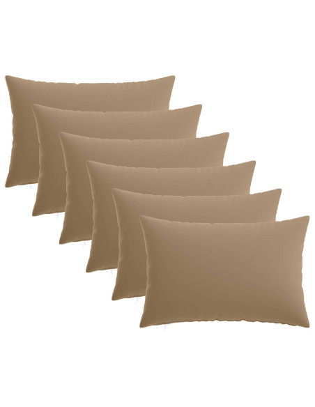 Federa 6 pz HEERLEN Tortora 50 x 80 cm Poliestere