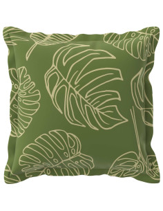 Federa 2 pz HOUTEN Design a foglia 45 x 45 cm Poliestere 2