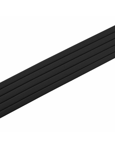Nastro adesivo per finestre Nero 8 x 2 mm 12 m Schiuma EPDM