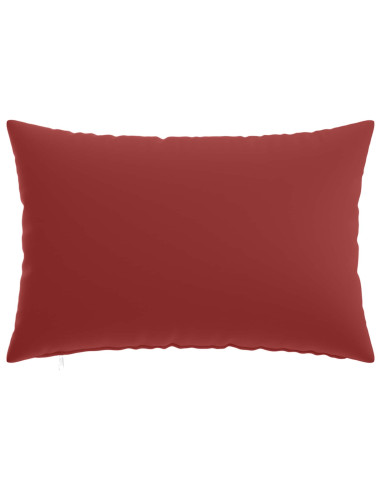 Federa 6 pcs HEERLEN Rosso Vino 50 x 80 cm Poliestere