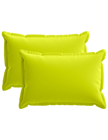 Federa 2 pz HOUTEN Verde brillante. 50 x 75 cm Poliestere