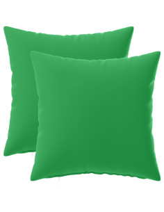 Federa 2 pcs HEERLEN Verde 35 x 35 cm Poliestere