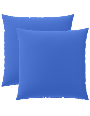 Federa 2 pcs HEERLEN Blu Reale 65 x 65 cm Poliestere