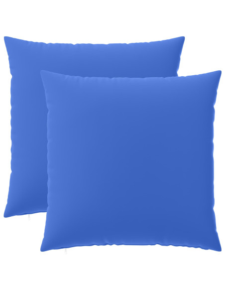 Federa 2 pcs HEERLEN Blu Reale 65 x 65 cm Poliestere