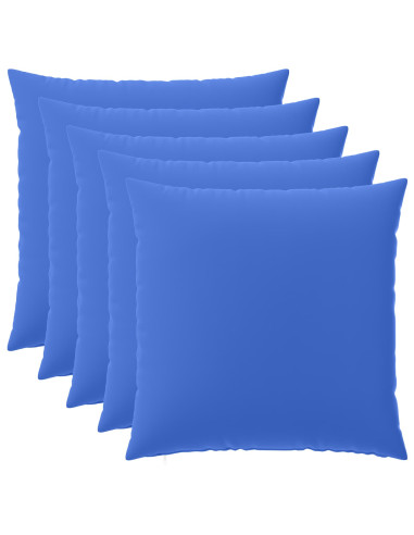 Federa 6 pcs HEERLEN Blu Reale 65 x 65 cm Poliestere