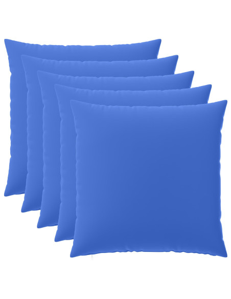 Federa 6 pcs HEERLEN Blu Reale 65 x 65 cm Poliestere