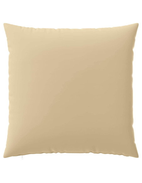Federa 2 pcs HEERLEN Beige 65 x 65 cm Poliestere