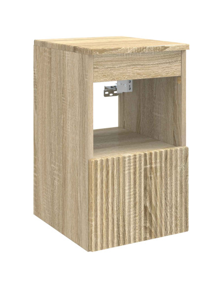 Set di mobili per il bagno 5 pz Rovere Sonoma