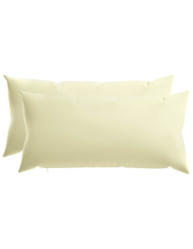 Federa 2 pcs HEERLEN Crema 40 x 80 cm Poliestere