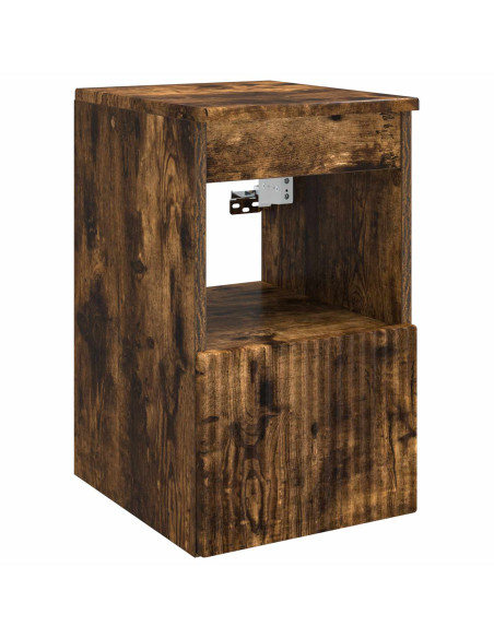 Set di mobili per il bagno 5 pz Rovere Fumo 33 x 34,5 x 160 cm