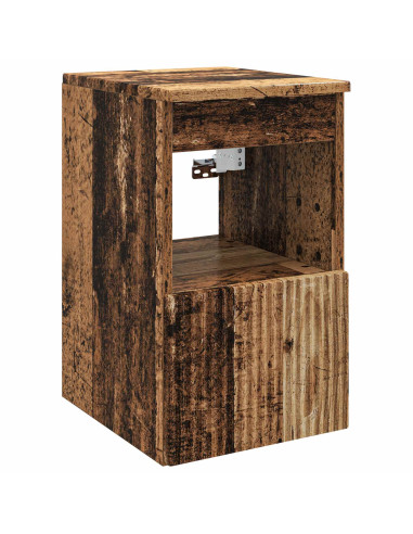 Set di mobili per il bagno 5 pz Legno antico 33 x 34,5 x 160 cm