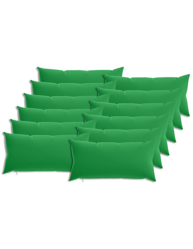 Federa 12 pcs HEERLEN Verde 40 x 80 cm Poliestere