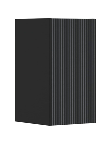 Set di mobili per il bagno 3 pz Nero 33 x 34,5 x 160 cm