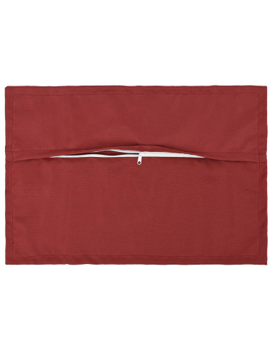Federa 2 pz HOUTEN Rosso Vino 50 x 75 cm Poliestere
