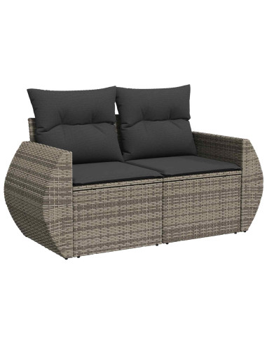 Set di divani 5 pz Grigio e Grigio Scuro