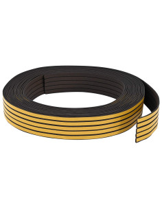 Nastro adesivo per finestre Nero 9 x 3 mm 25 m Schiuma EPDM 2