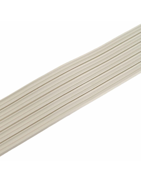 Nastro adesivo per finestre Bianco 9 x 4 mm 12 m Schiuma EPDM