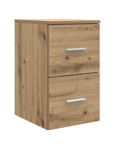 Set di mobili per il bagno 3 pz Rovere Artigianale